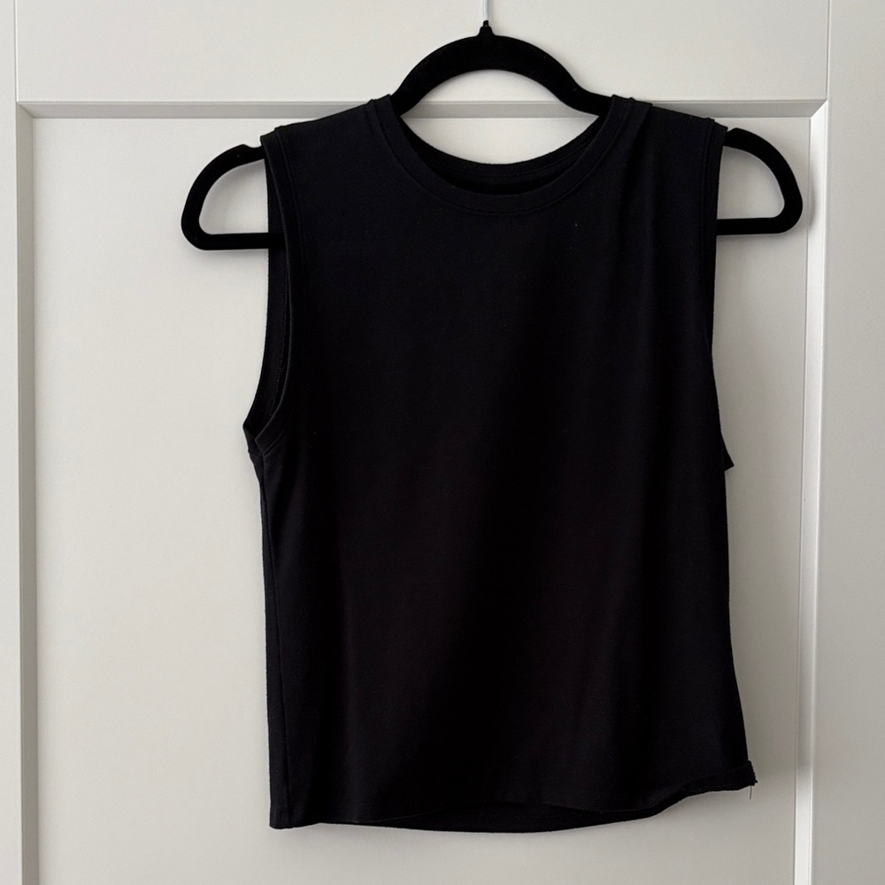 Abercrombie & Fitch Soft Black Sleeveless Tank Top